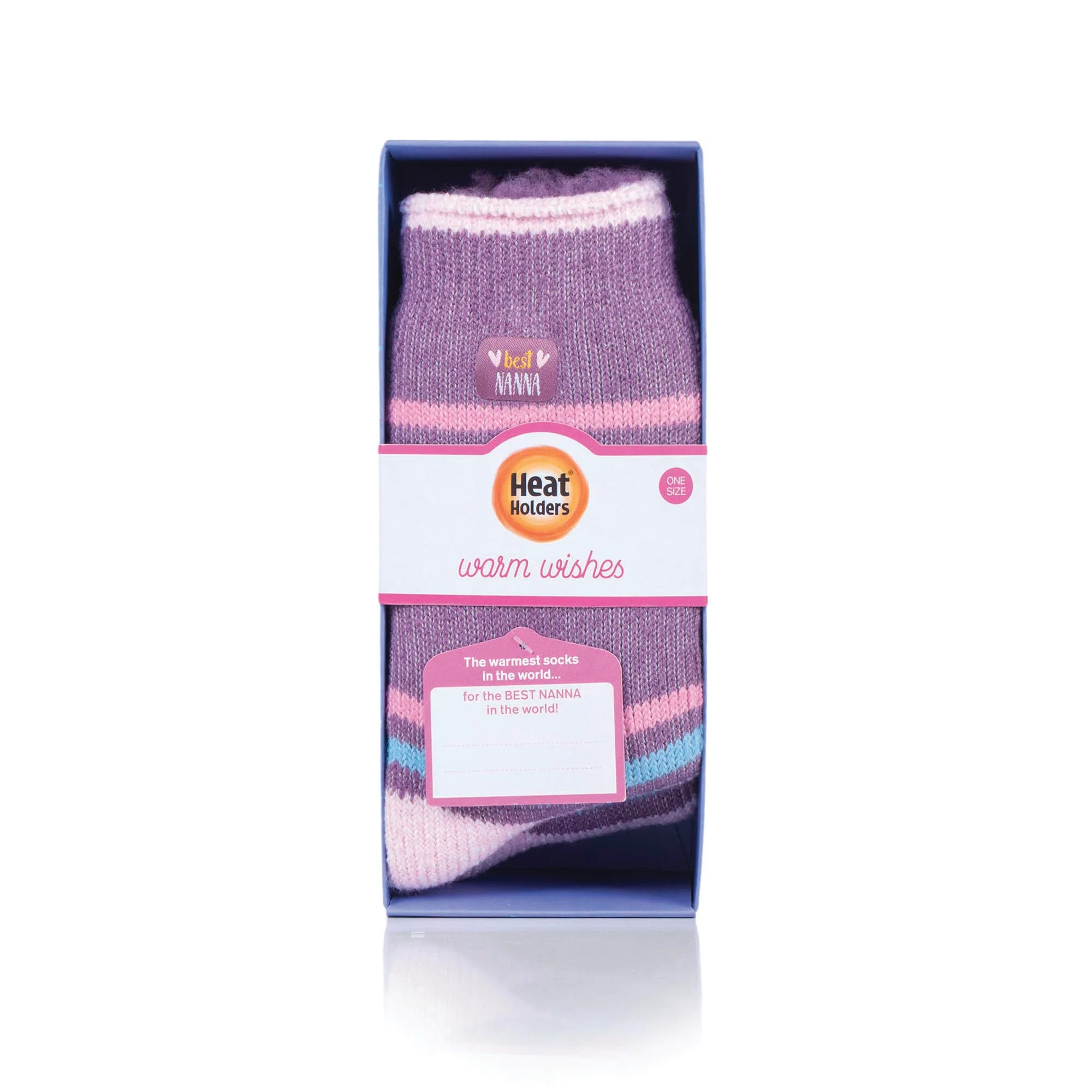 Ladies Original Warm Wishes Gift Boxed Socks "Best Nanna" - Image 4