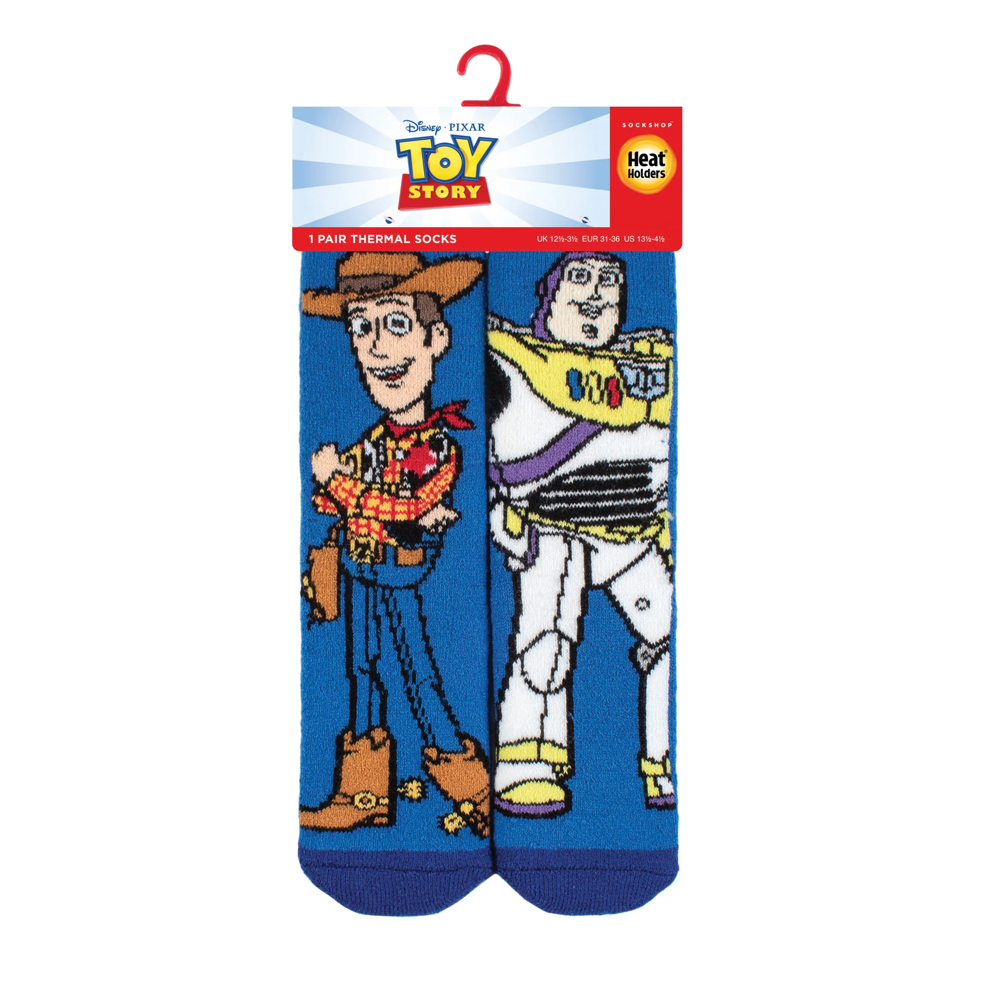 Kids Lite Disney Socks - Toy Story Woody & Buzz - Image 2