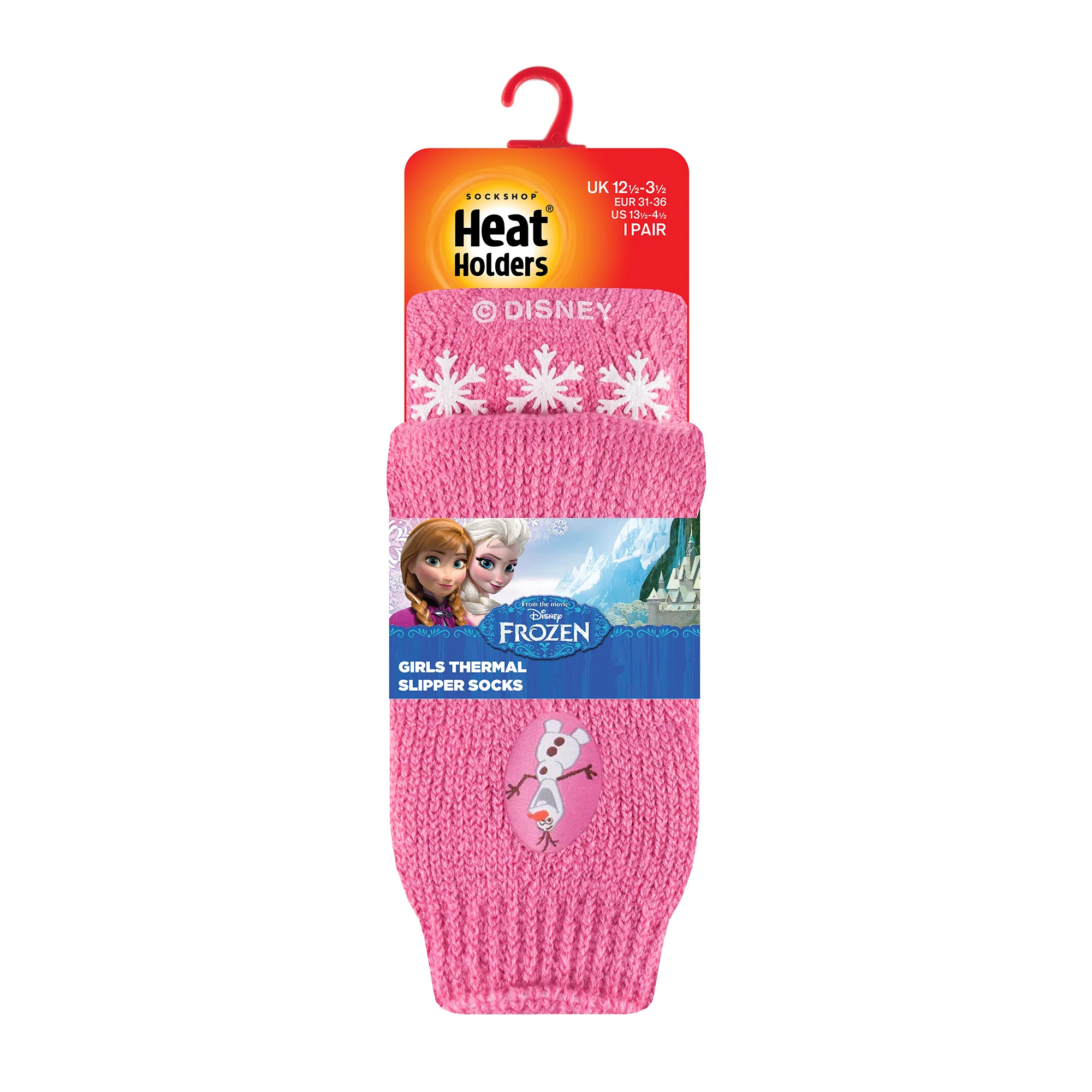 Kids Disney Thermal Slipper Socks - Frozen Olaf - Image 3