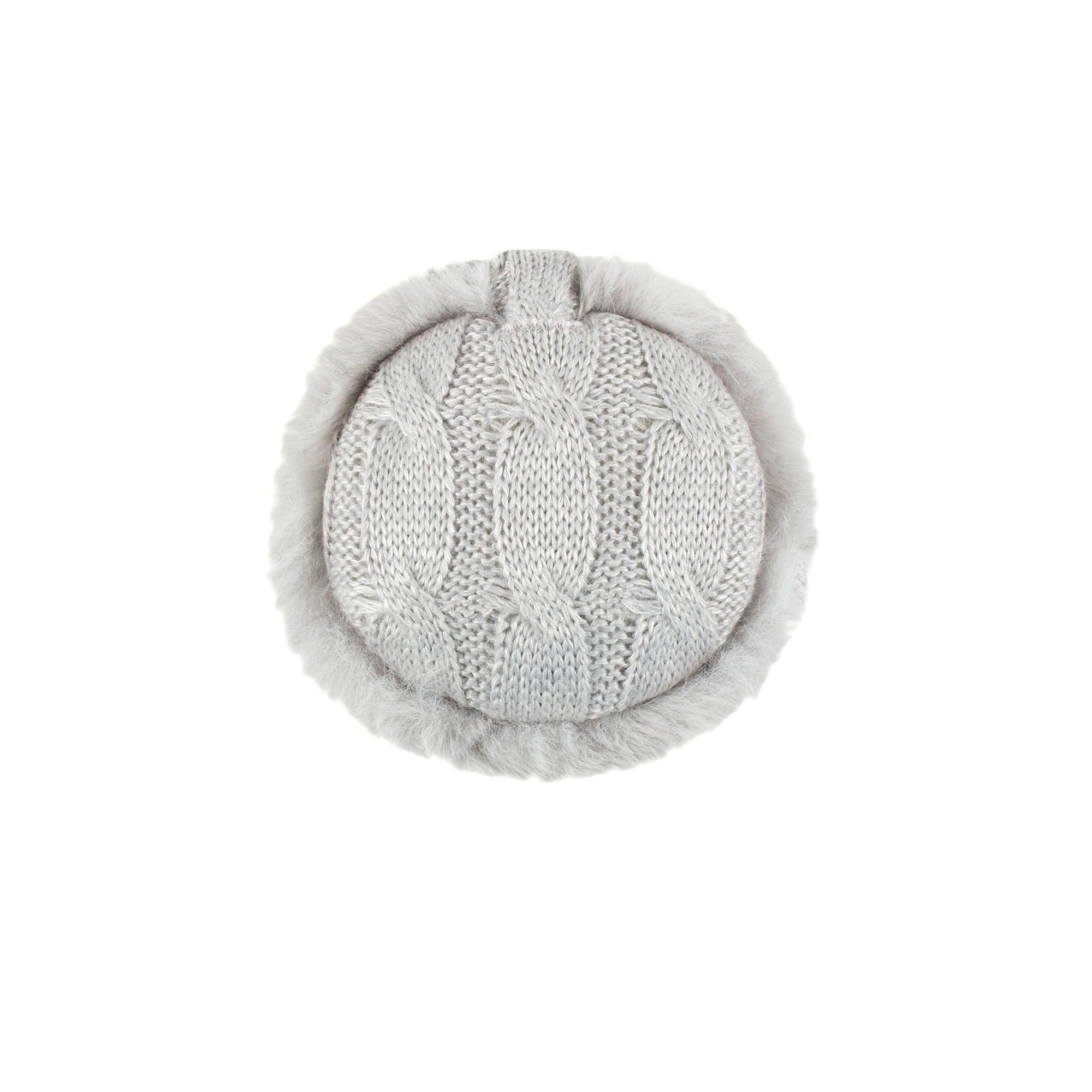 Ladies Adjustable Folding Earmuffs - Light Grey - Image 3