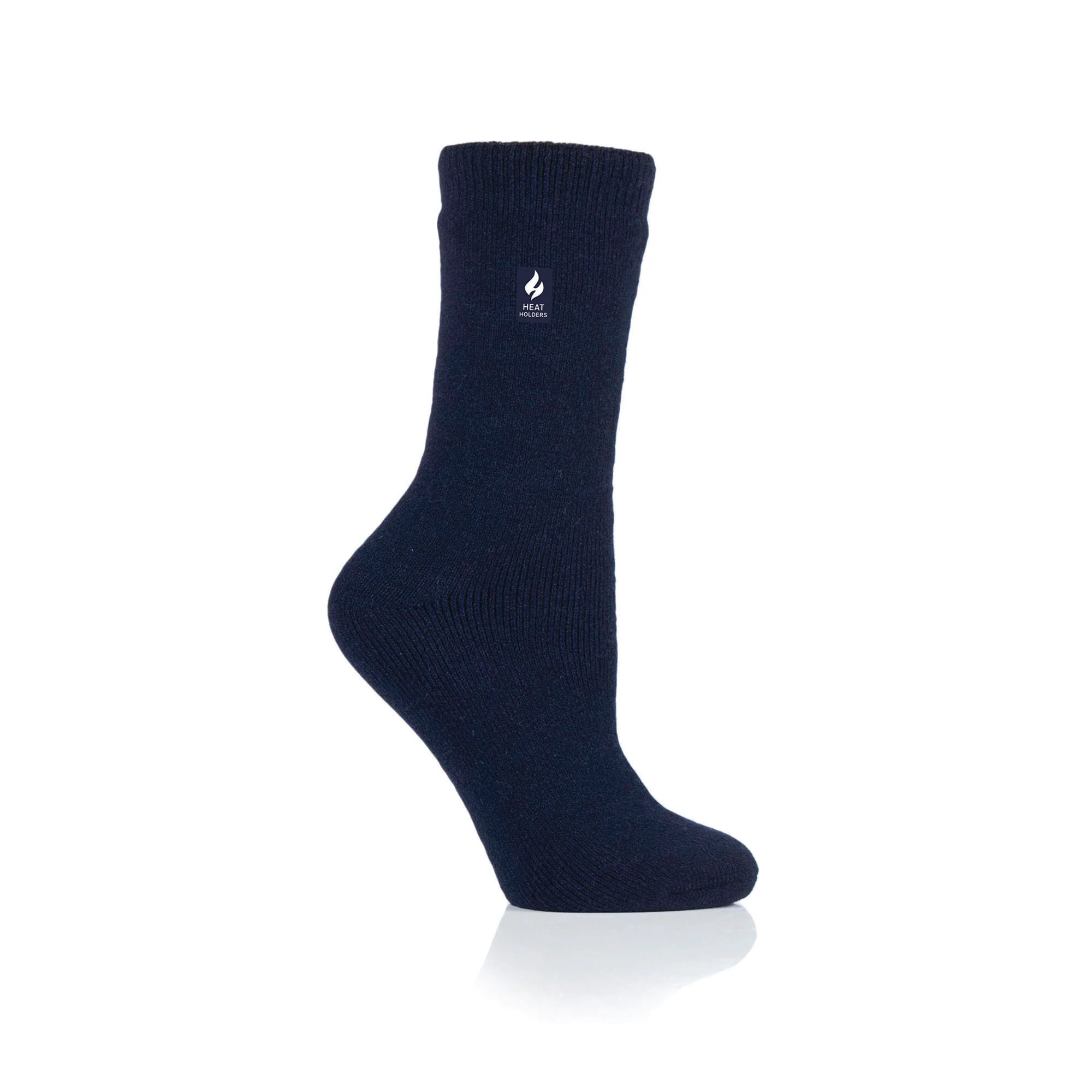 Ladies Lite Thermal Socks - Navy - Image 2
