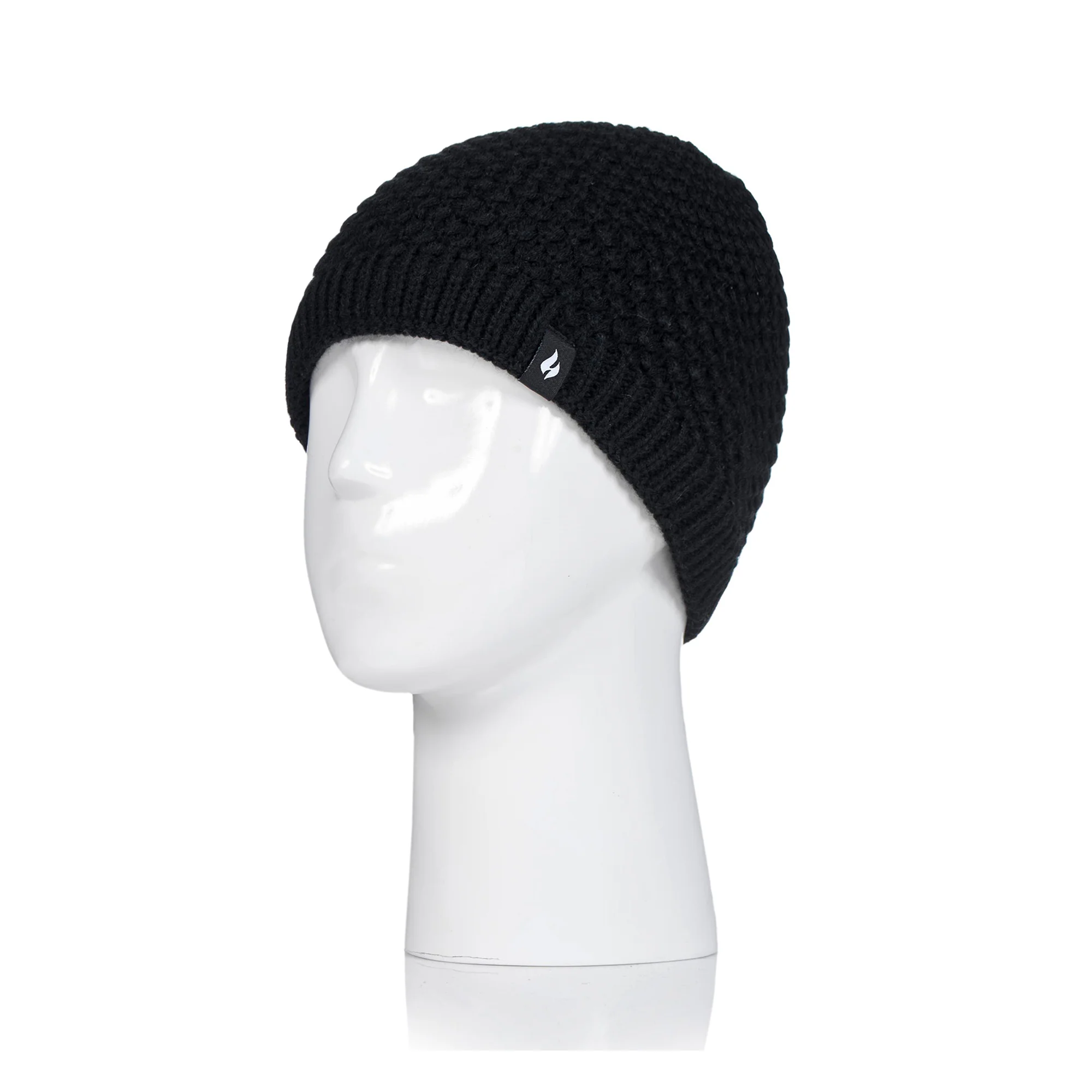 Ladies Nora Knitted Hat - Black - Image 2