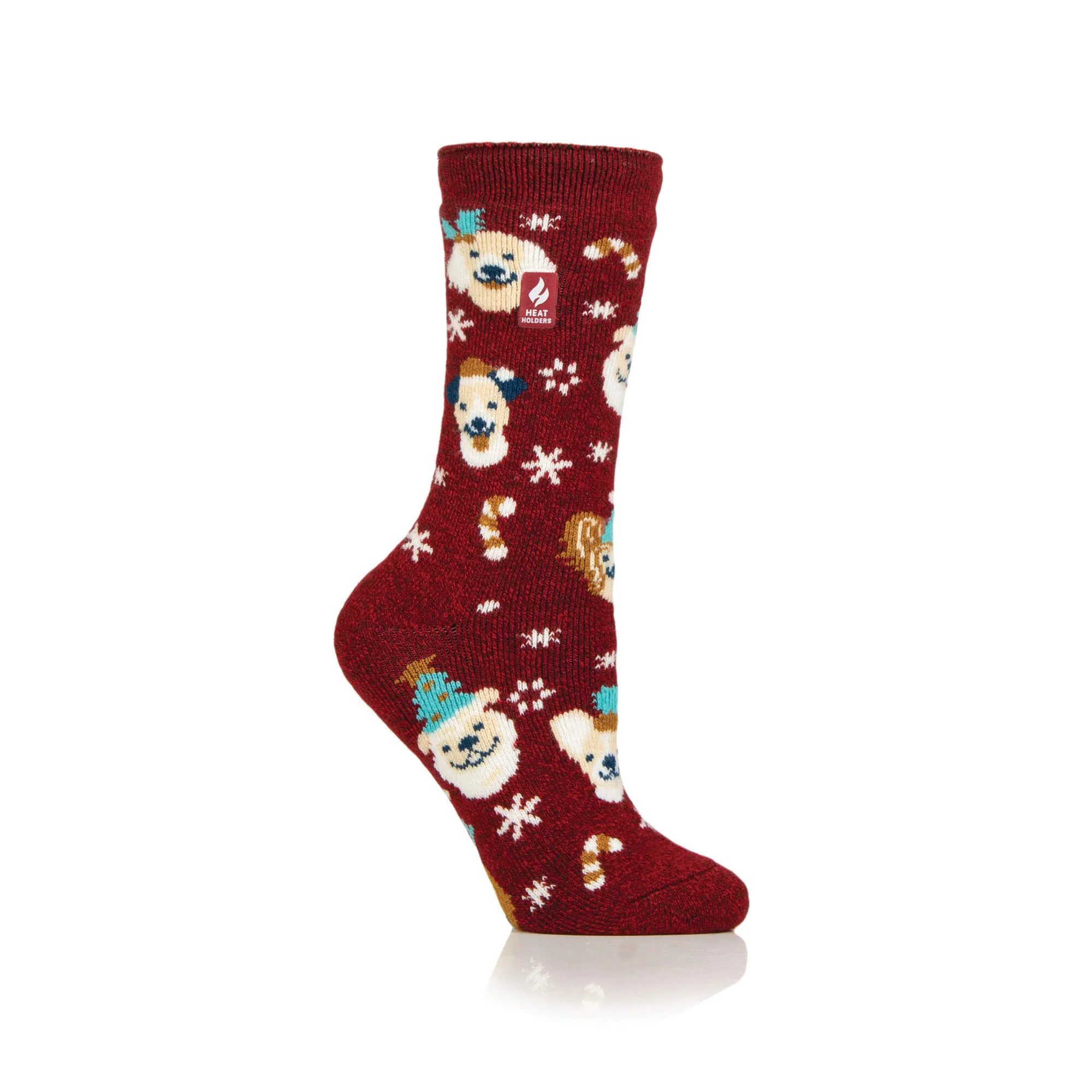 Ladies Lite Christmas Socks - Pawfect Christmas - Image 2