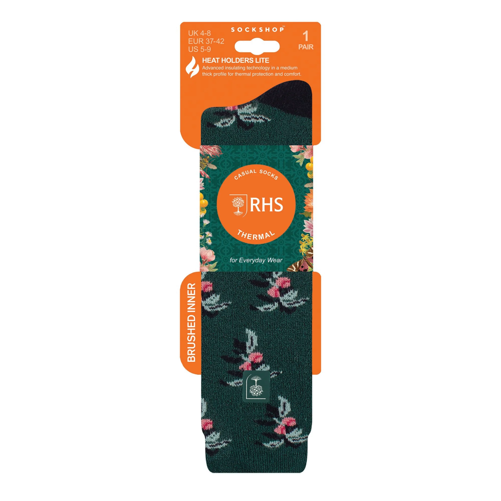 Ladies RHS Lite Wellington Boot Socks - Fruit Teal - Image 3