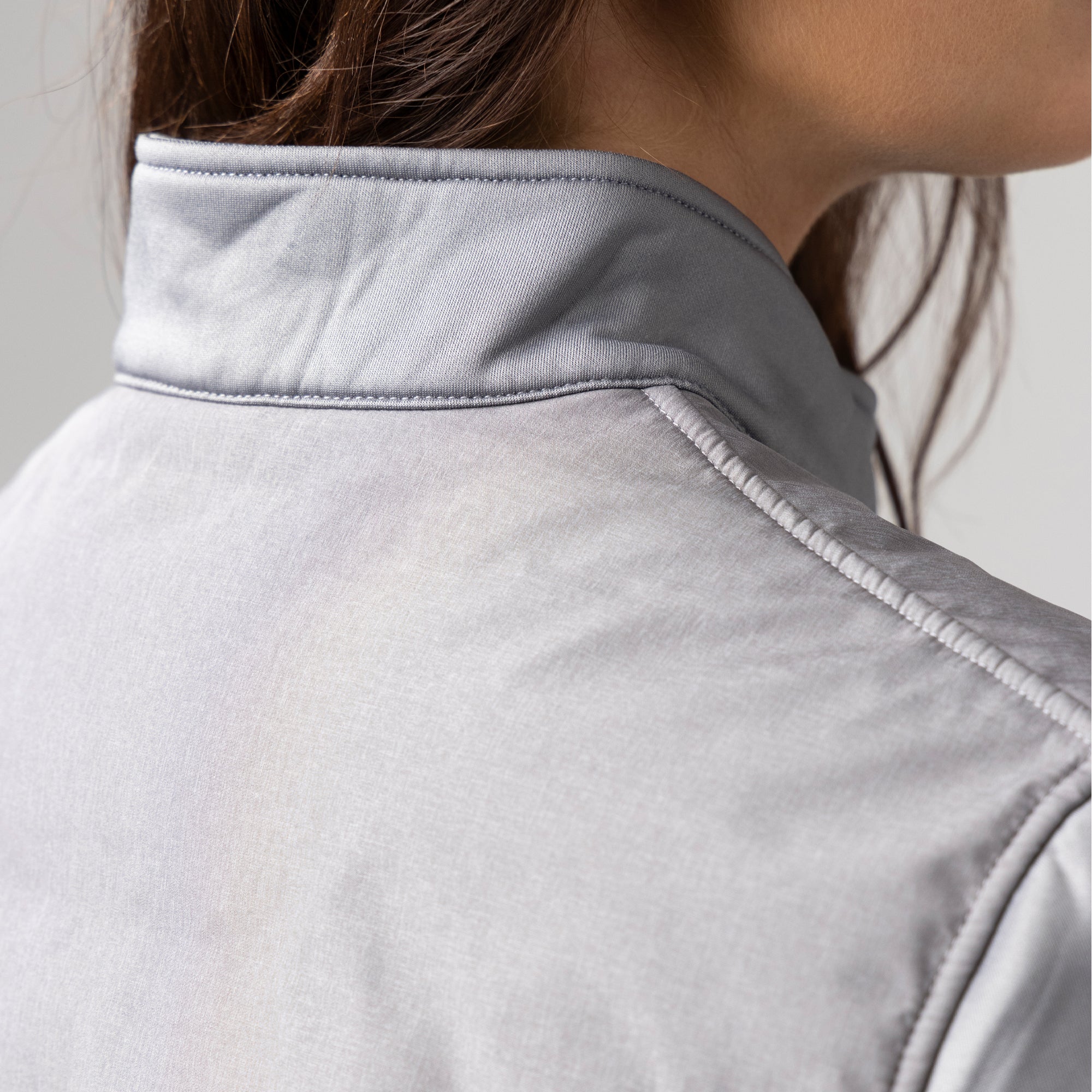 Ladies Mid-Weight and Water Resistant Hybrid Helen Jacket - Grey - Image 8