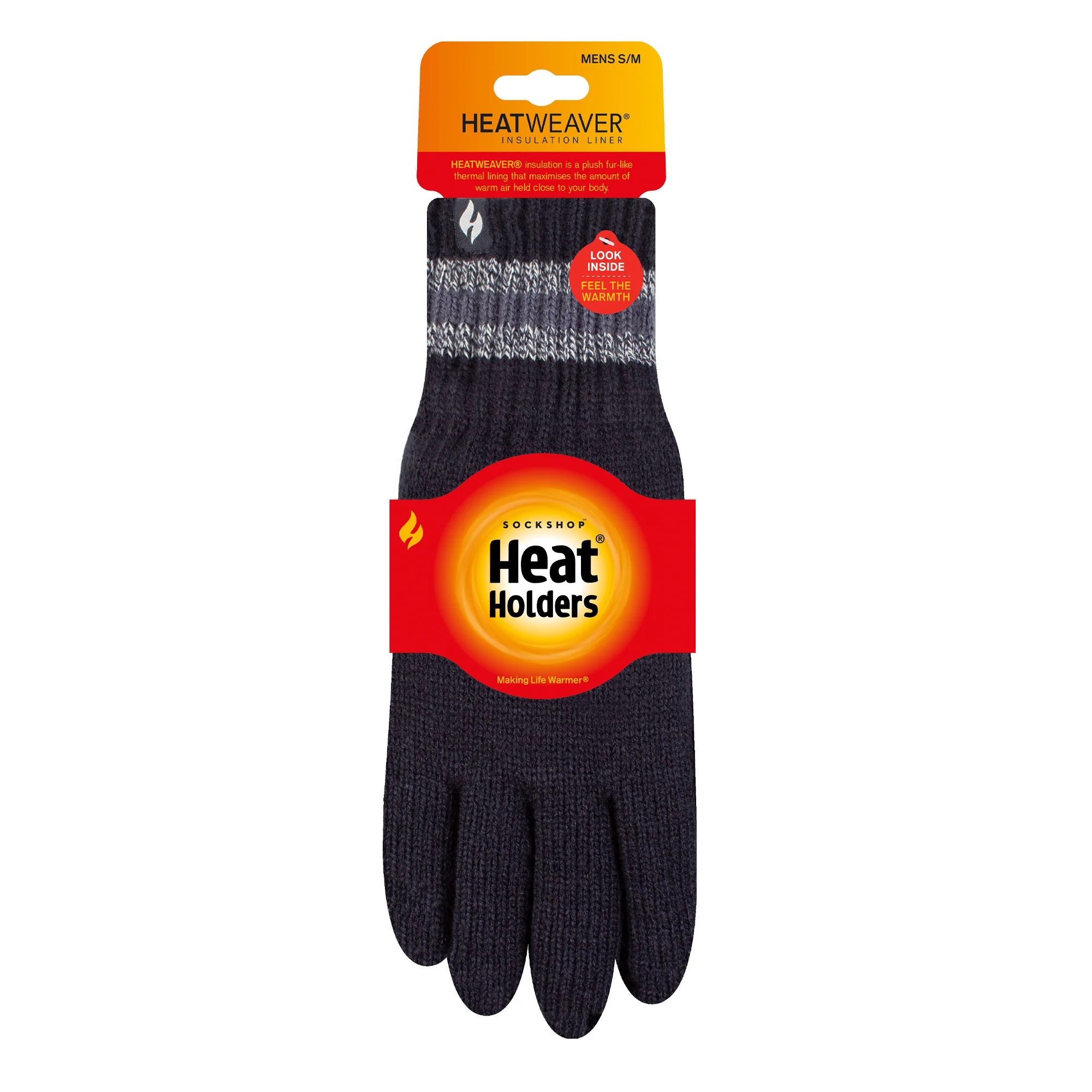 Mens Cedar Thermal Gloves - Navy - Image 3