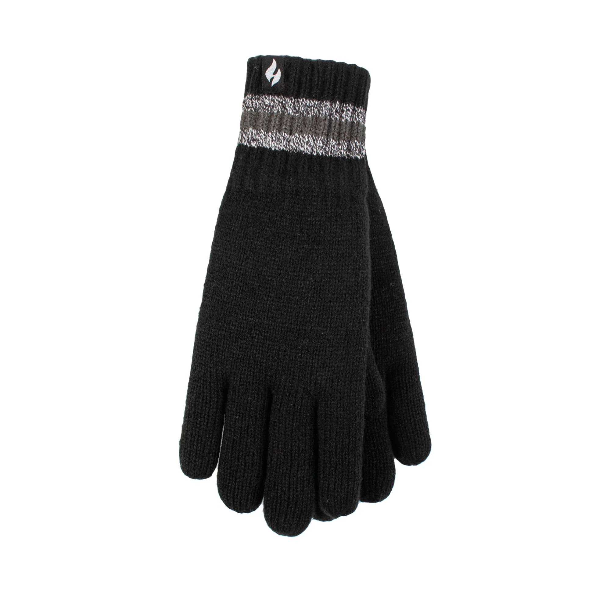 Mens Cedar Thermal Gloves - Black - Image 2