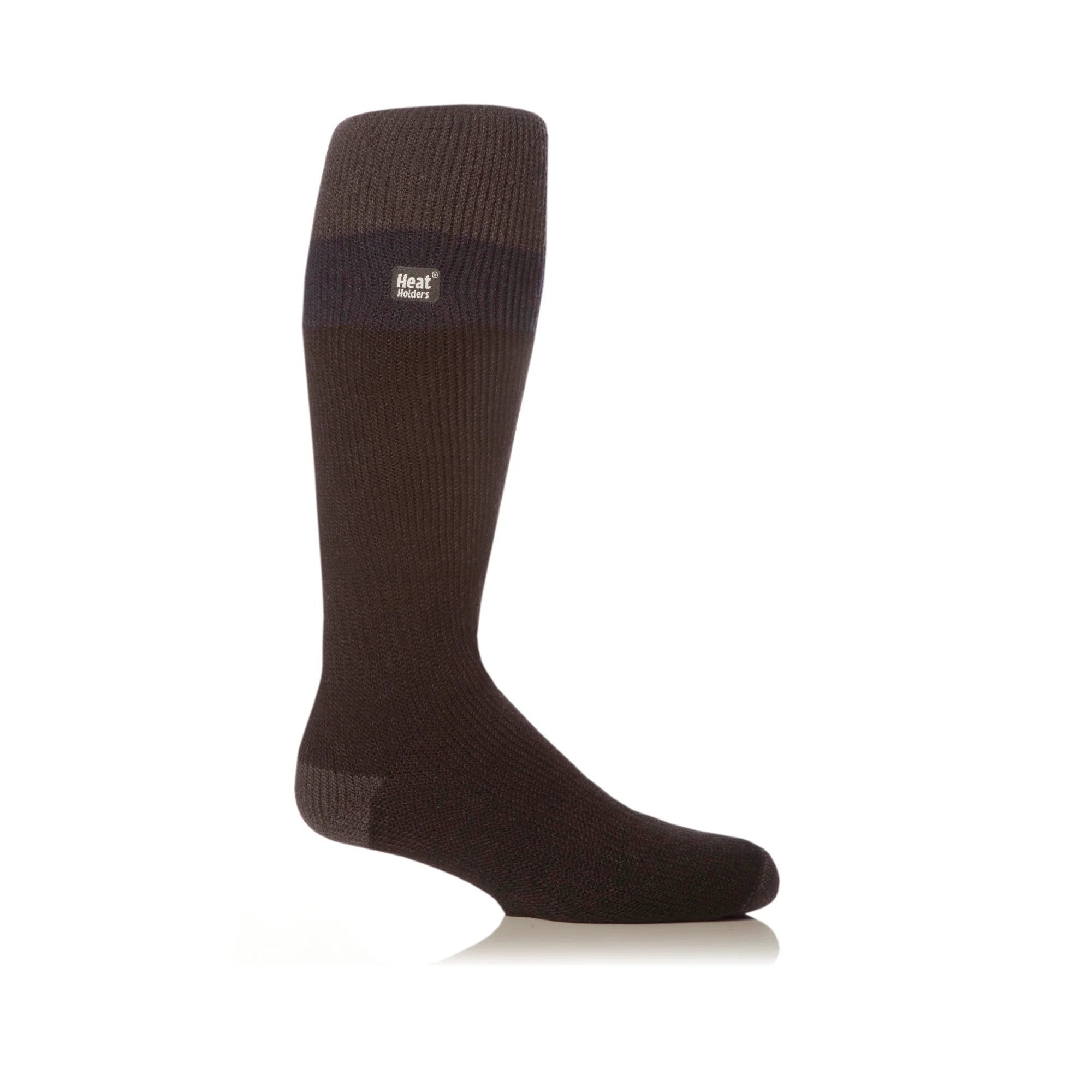 Mens Original Extra Long Ski & Snow Sports Socks - Charcoal, Navy & Black - Image 2