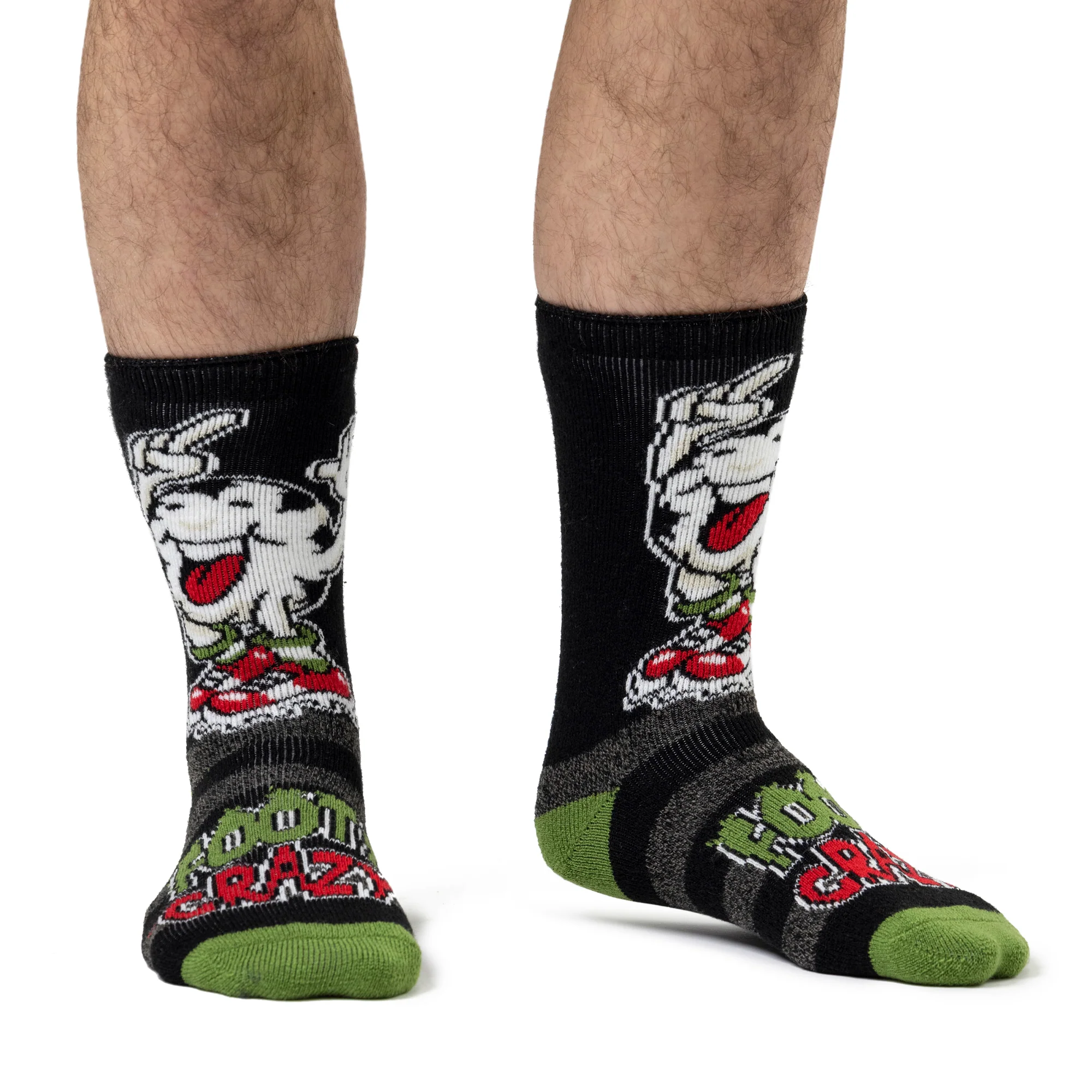Mens Lite Fun Feet Novelty Thermal Socks - Footy Crazy - Image 2