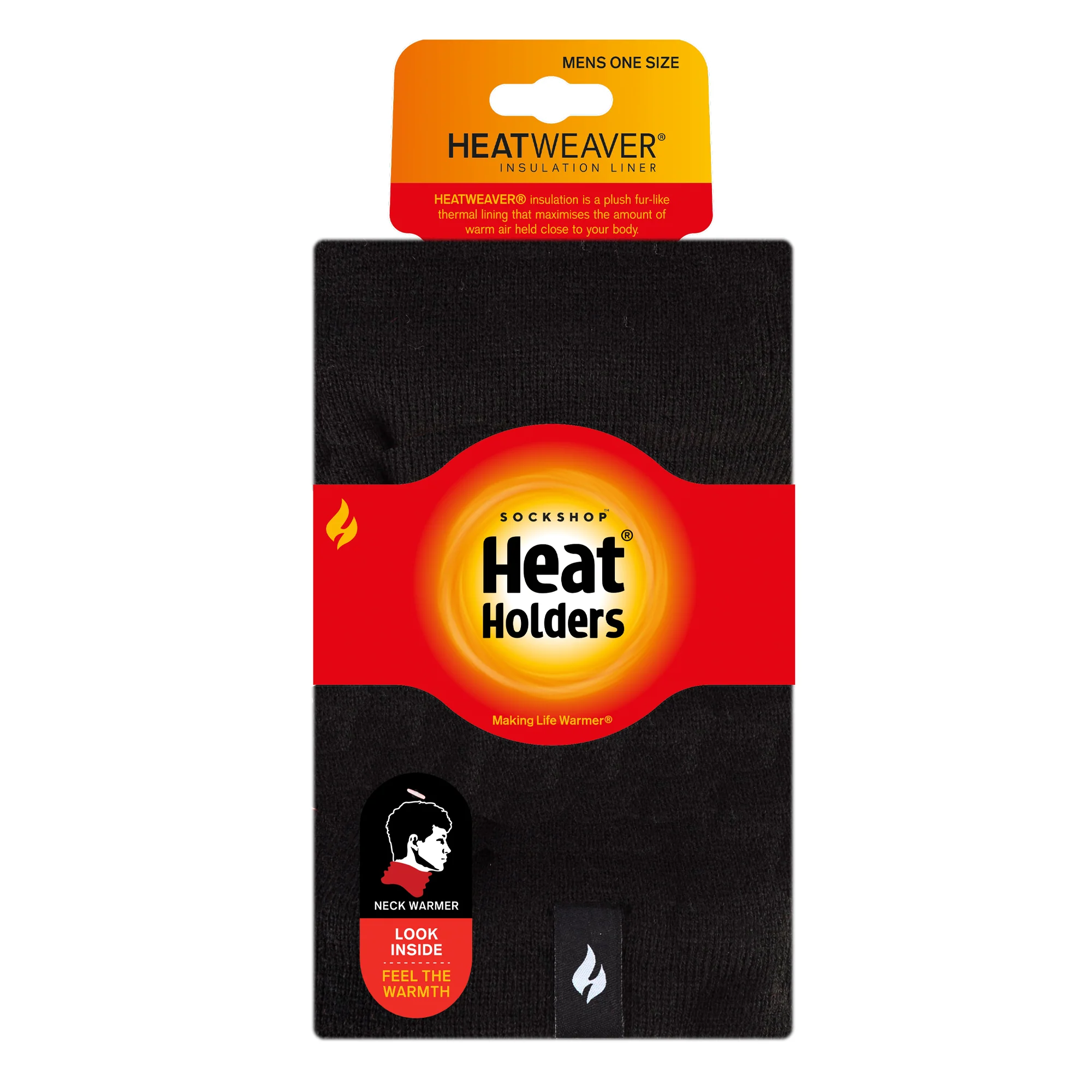 Mens Stockley Thermal Neck Warmer - Black - Image 3