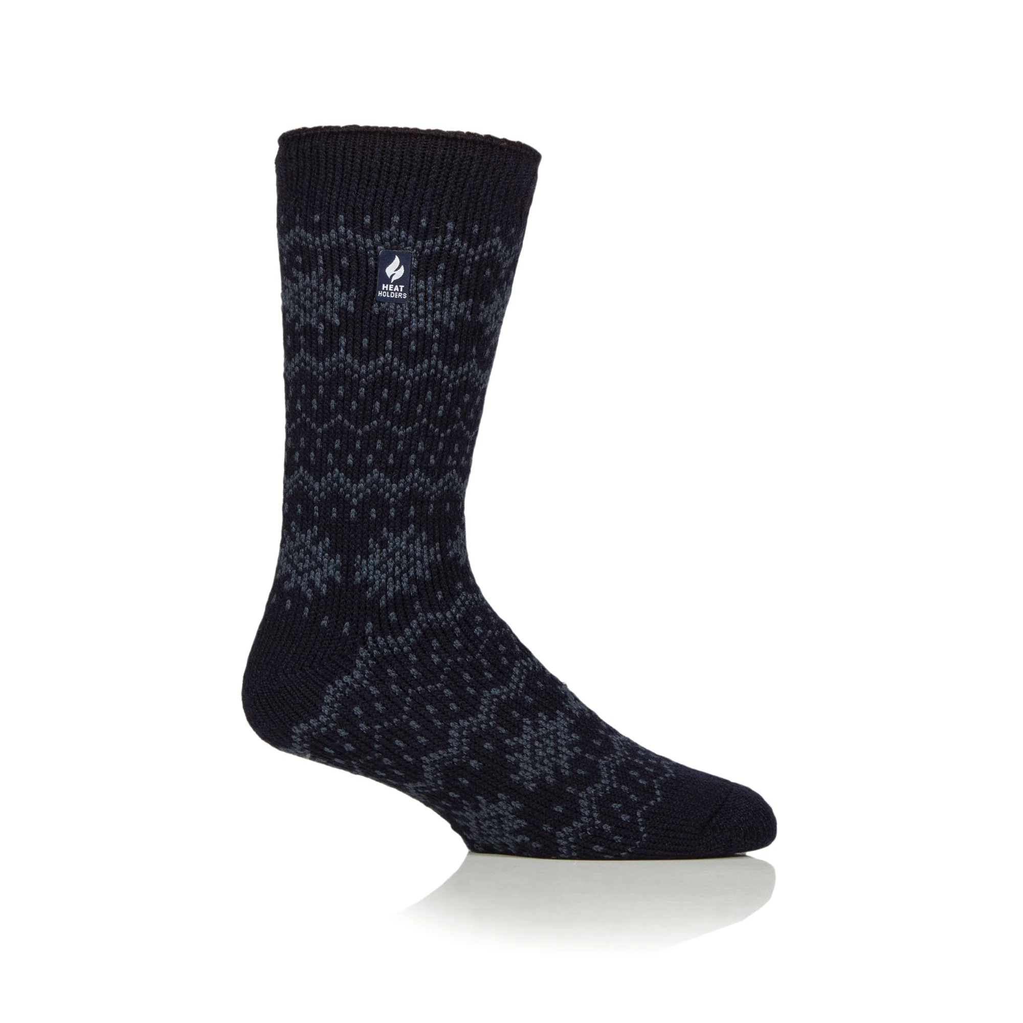 Mens Original Jacquard Socks - 2 Tone Fairisle - Image 2
