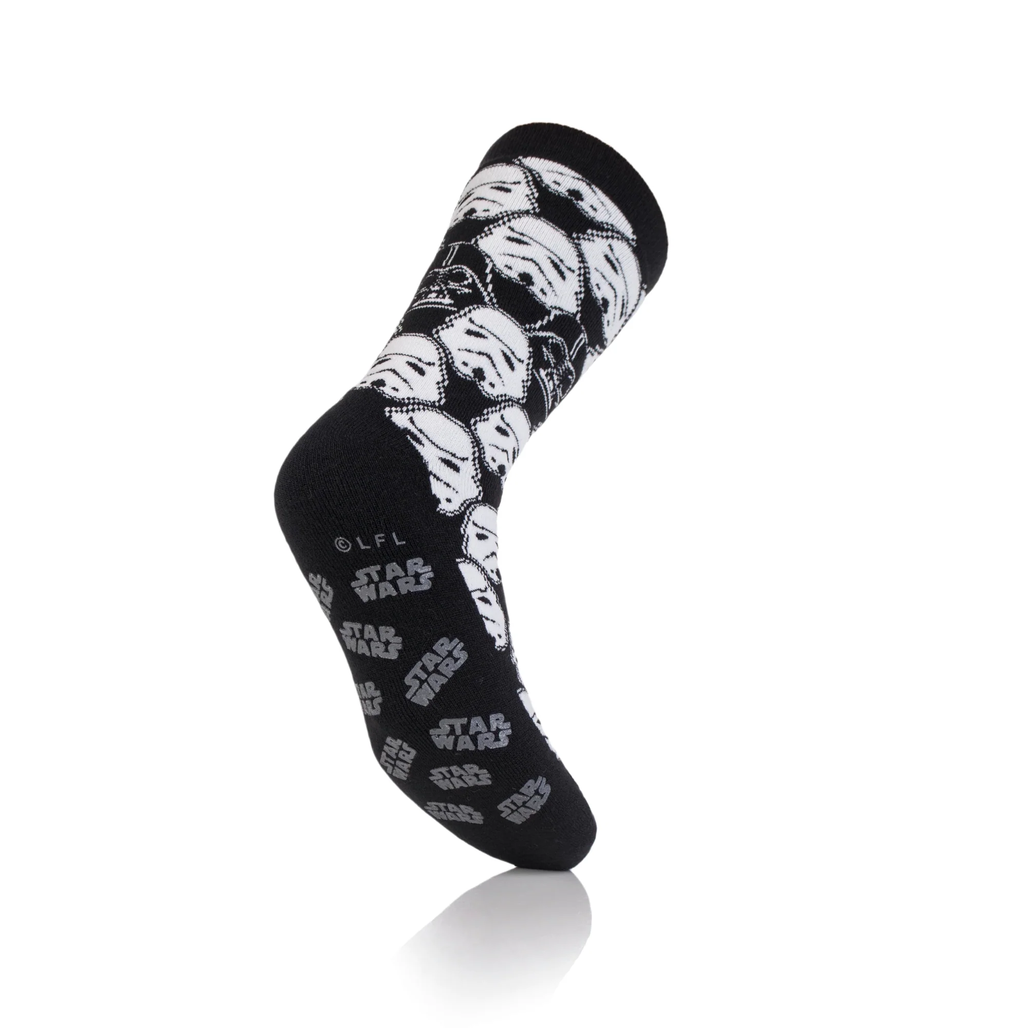 Mens Dual Layer Star Wars Slipper Socks - Storm Trooper - Image 3