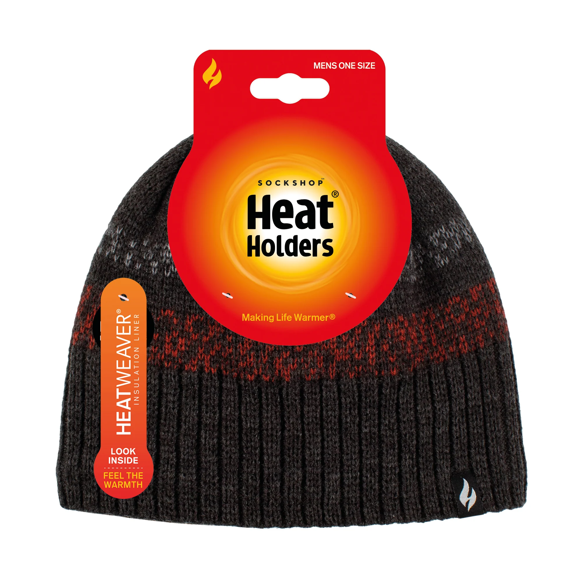 Mens Tromso Beanie Hat - Anthracite Melange - Image 3