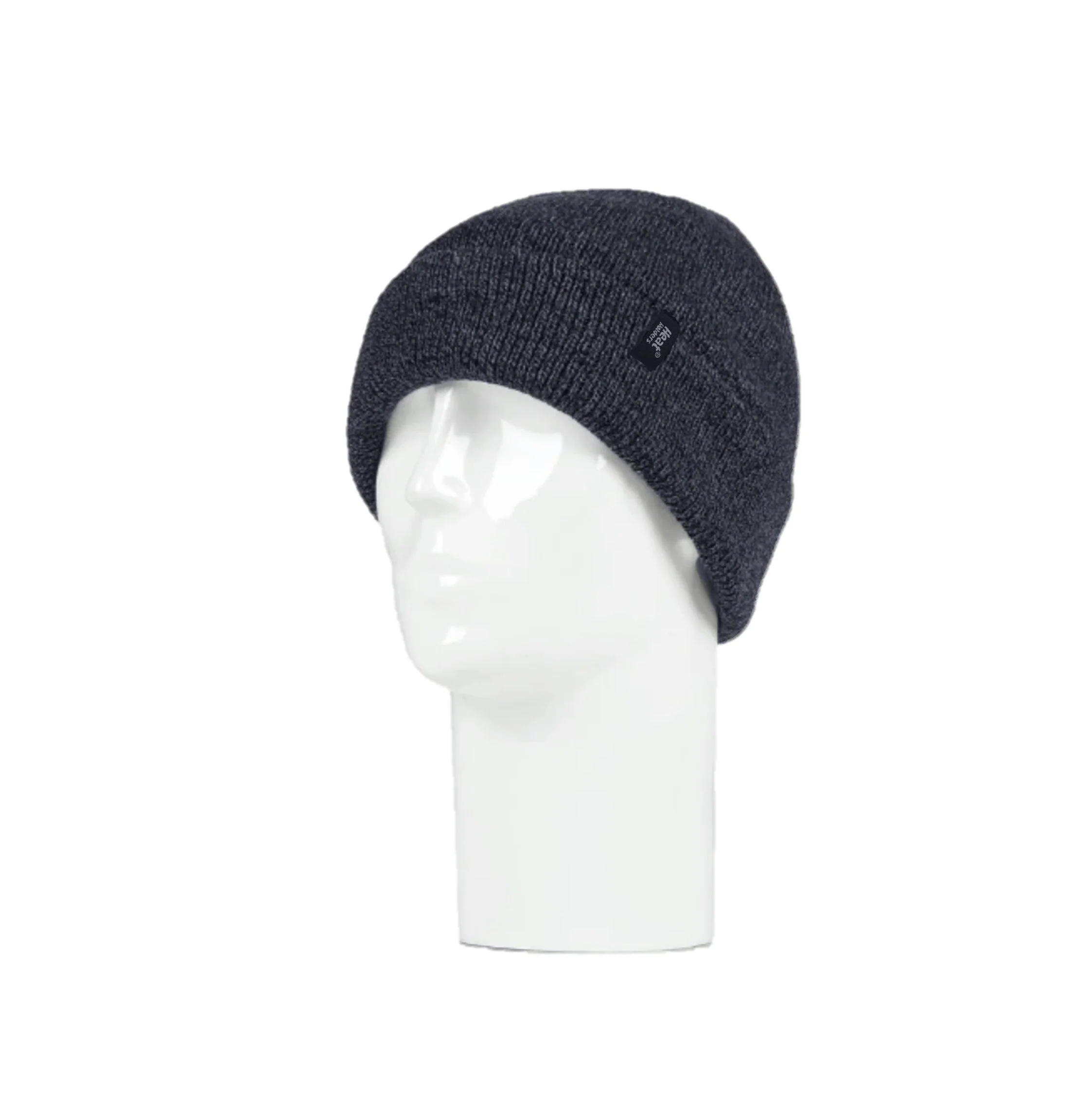 Mens Turnover Cuff Hat - Navy Twist - Image 2