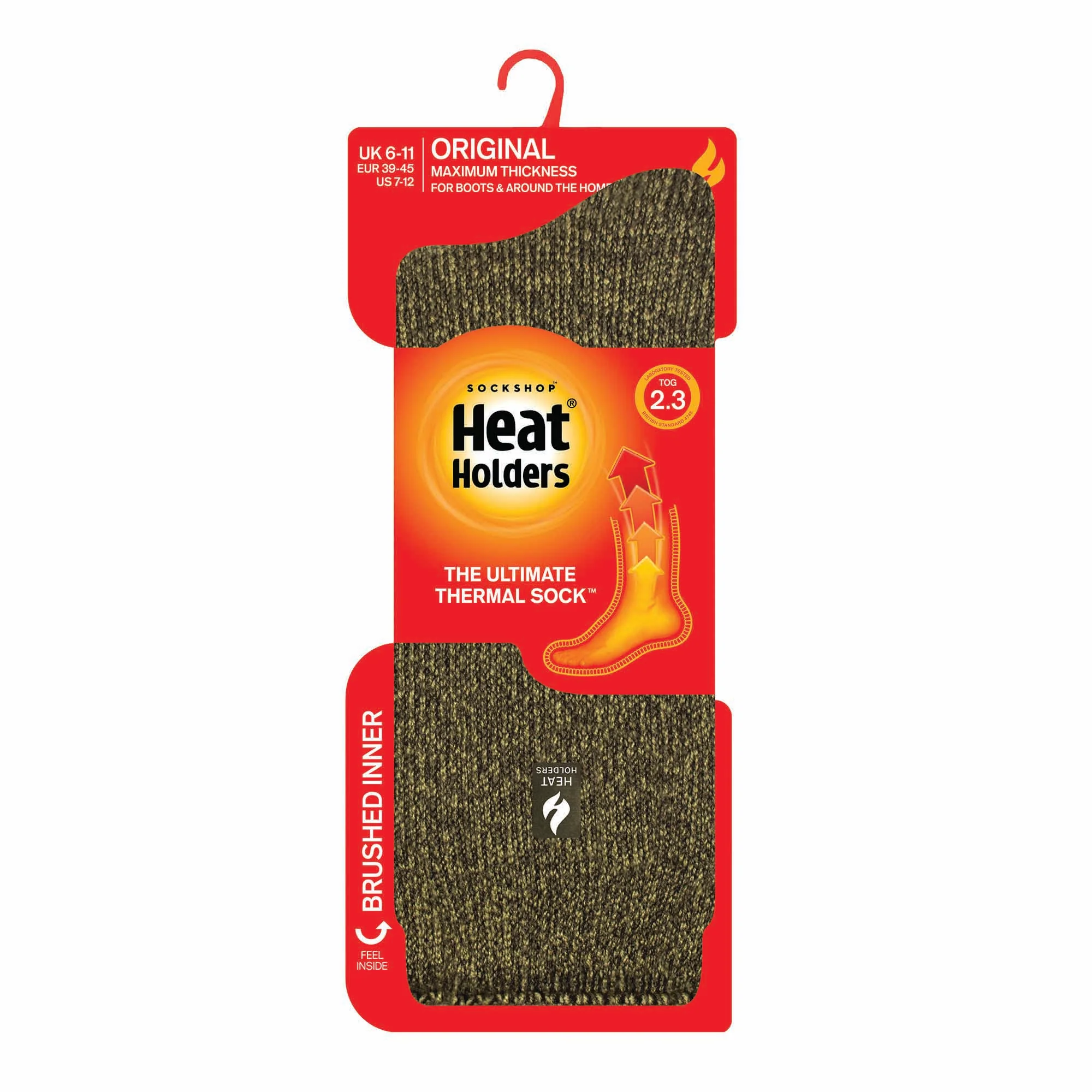 Mens Original Nevis Twist Socks - Pine Needle & Dill - Image 3