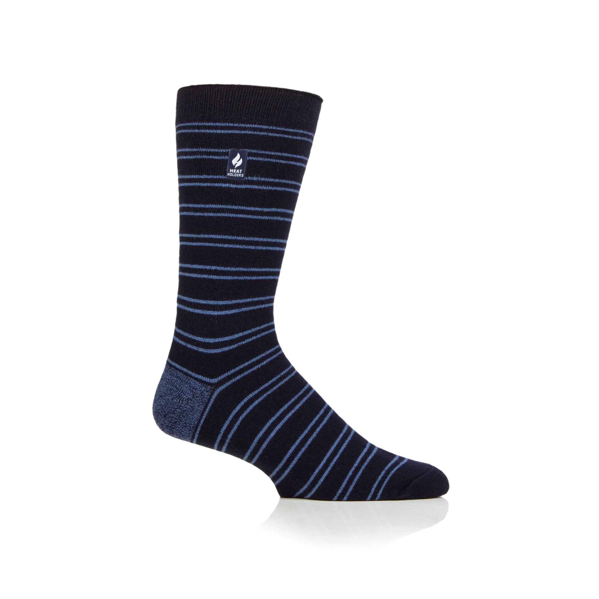 Mens Ultra Lite Orodover Stripe Socks - Navy - Image 2